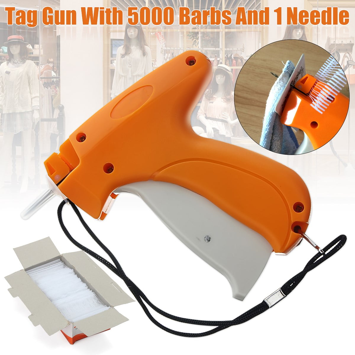 Tagging Gun System With 5000 Barbs Kimble Price Tag Label For Garment