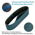 thumbnail image 2 of SATC 4" X 36" PREMIUM GREEN ZIRCONIA SANDING BELTS, 3 PACKS 60 Grit Sandpaper, 2 of 4
