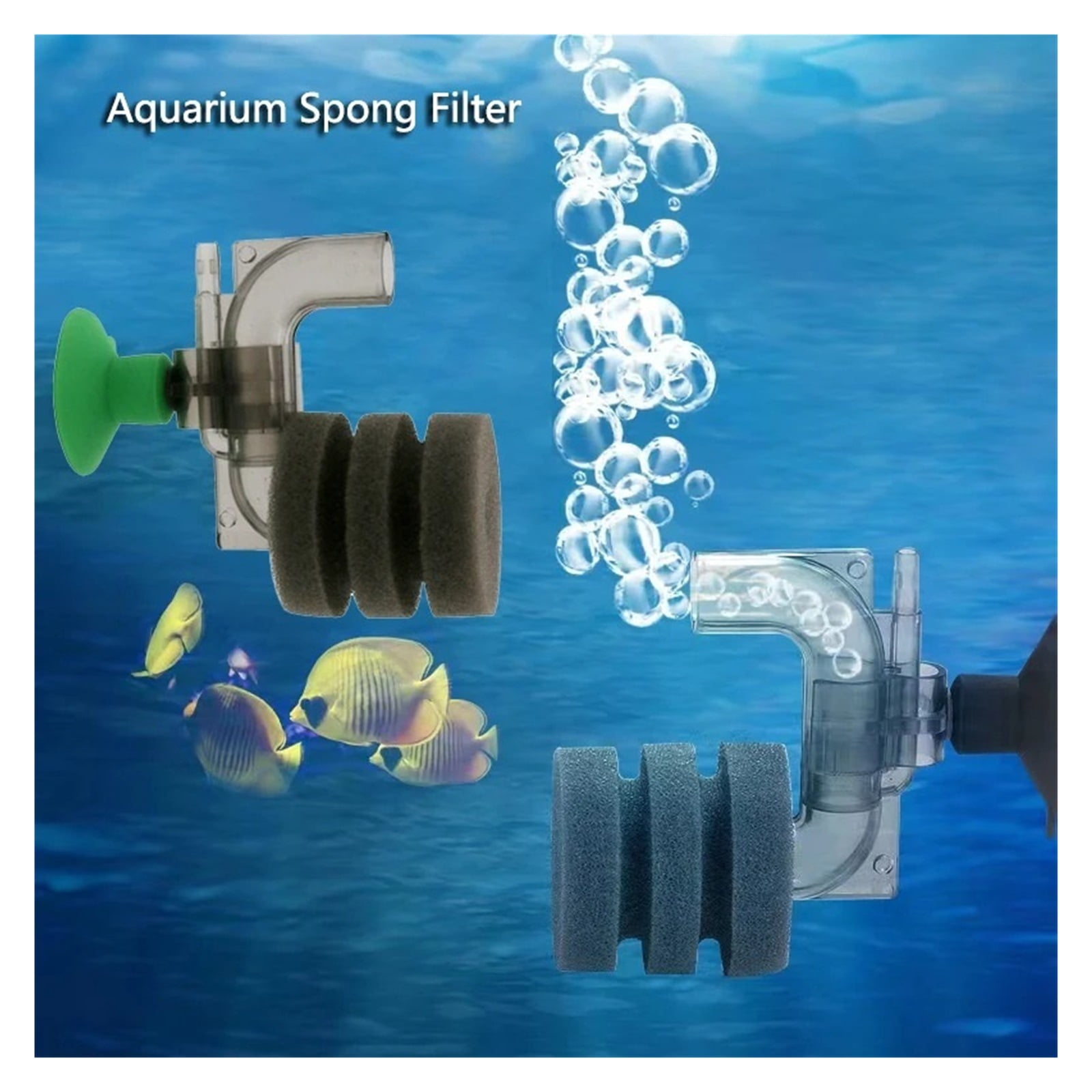 Aquarium Spong Filter Fish Tank Shrimp Pond Air Pump Biochemical Sponge Filter Bio Sponges Filters