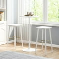 thumbnail image 5 of YYAo Modern Coffee Tables, Bistro Center Table,Round Bistro Table 40 Inch Bar Height Tall Coffee Cocktail Table-Set of 2, 5 of 10