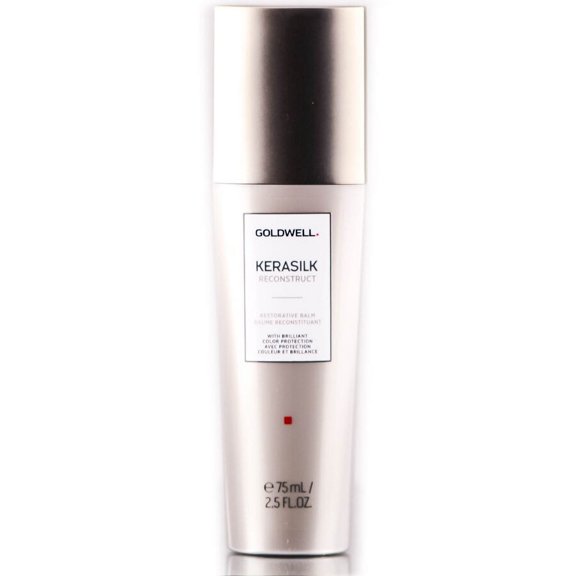 Size : 2.5 oz , Goldwell Kerasilk Reconstruct Restorative Balm, hair scalp beauty - Pack of 2 w/ Sleek 3-in-1 Comb/Brush