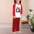 thumbnail image 3 of Traje familiar con pantalones largos cuello redondo diseño de Papá Noel ajuste holgado traje diario informal FLhrweasw Nuevo, 3 of 6