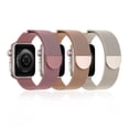 thumbnail image 1 of Correa Magnética Apple Watch Acero Inoxidable Milanese Loop para iWatch Ultra Series 10-1 SE, Paquet, 1 of 7