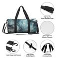 thumbnail image 6 of XMXT Unisex Large Sports Tote Gym Bag for Women, Marble Abstract Print Weekenders Bags Travel Bag, 6 of 8