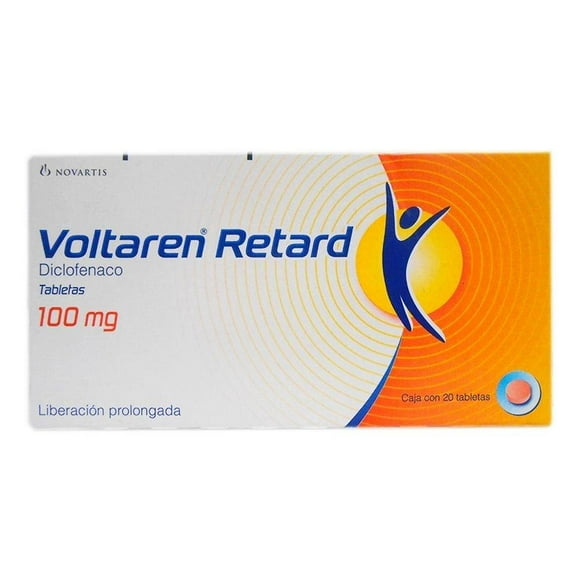 Voltaren Retard 100 mg 20 tabletas de liberación prolongada