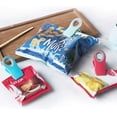 thumbnail image 3 of Office Snacks 5PCS Chip Bag Clips with Magnet, Red, Heavy Duty Magnetic Clips, 3 of 5