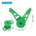 thumbnail image 2 of Uxcell 360 Degree Plant Stem Training Clips, 60 Pcs Adjustable Plant Bender, Green, 2 of 5