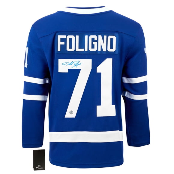 Mike Foligno Signed Toronto Maple Leafs Fanatics Breakaway Jersey