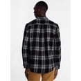thumbnail image 3 of George Men's and Big Men's Double Pocket Flannel Shirt, Sizes XS-3XLT, 3 of 5