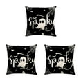thumbnail image 4 of maskred Housse de Coussin Souple et Durable pour Halloween Effrayant Résistant aux Rides et Facile d'Entretien Polyester Halloween Housse de Coussin JYM328-2 3Set, 4 of 6
