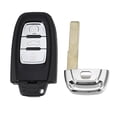 thumbnail image 1 of Unique Bargains 3 botones Key Fob Case Keyless Entry Remote Key Shell para Audi A4 A5 S5 Q5 con Blade No Chip, 1 of 1