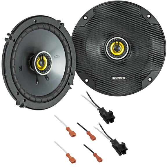 Kicker CS Series Rear Door Factory Speaker Replacement Package Fits 2002-2009 Chevrolet TrailBlazer EXT, TrailBlazer