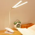 thumbnail image 4 of Luz de libro LED Lámpara de clip portátil recargable por USB con protección para los ojos Sunnimix Lámpara de mesa de noche, 4 of 8