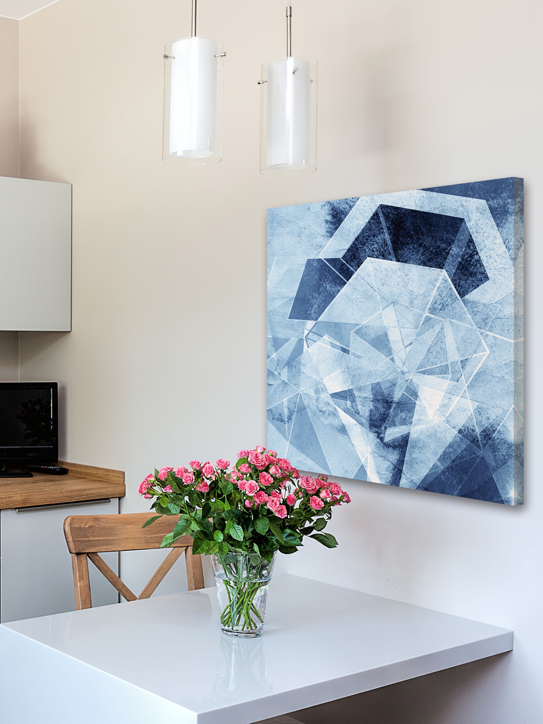 "Shimmering Appendix" Painting Print on Wrapped Canvas