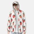thumbnail image 4 of Haiem Hand Drawn Strawberry UPF 50+ Fishing Shirts for Men Long Sleeve UV Sun Protection Hoodie Non-Mask Outdoor Hiking Shirts, 4 of 9