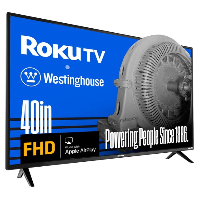 Westinghouse Roku TV 40" Full HD 1080p Smart LED Television con Wi-Fi, Bluetooth, Compatibilidad con Apple AirPlay, Alexa y Google Assistant
