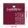 thumbnail image 3 of ZZHZGZ Canada Sale Class of 2026 Graduations Congrats Grad Party Photo Background 6 * 6Ft Large Booth Congratulations Banner for 2026 Graduation Party, 3 of 7