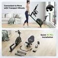 thumbnail image 4 of Recumbent Exercise Bike,Stationary Indoor Cycling Bike with Adjustable Resistance,Comfortable Padded Seat & Quiet Magnetic Drive for Home Gym Workouts, 4 of 8