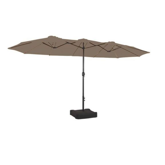 Garden Winds Replacement Canopy Top Cover Compatible with The Phi Villa, Aecojoy, PatioFestival, AbcCanopy, Kozyard, Lokatse A701007300, Pf18259, UB02 15 ft Umbrella - RipLock 350 - Nutmeg