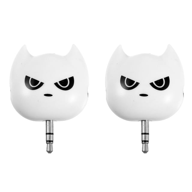 Miangastore 2pcs Headphone Splitter Triple Outputs Headphone Audio Splitter Connector