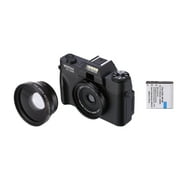 Vivitar 4K Digital Camera, 8x Digital Zoom, 3 LED Display, Bonus Macro Lens, Included SD Card