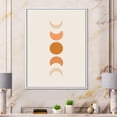 thumbnail image 2 of Designart 'Minimalist Different Moon Phases' Modern Framed Canvas Wall Art Print, 2 of 5