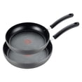 thumbnail image 1 of T-fal Ultimate Hard Anodized Titanium Antiadherente 2 Piece Fry Pan Cookware Set, 8 y 10.25 pulgadas, gris, 1 of 2