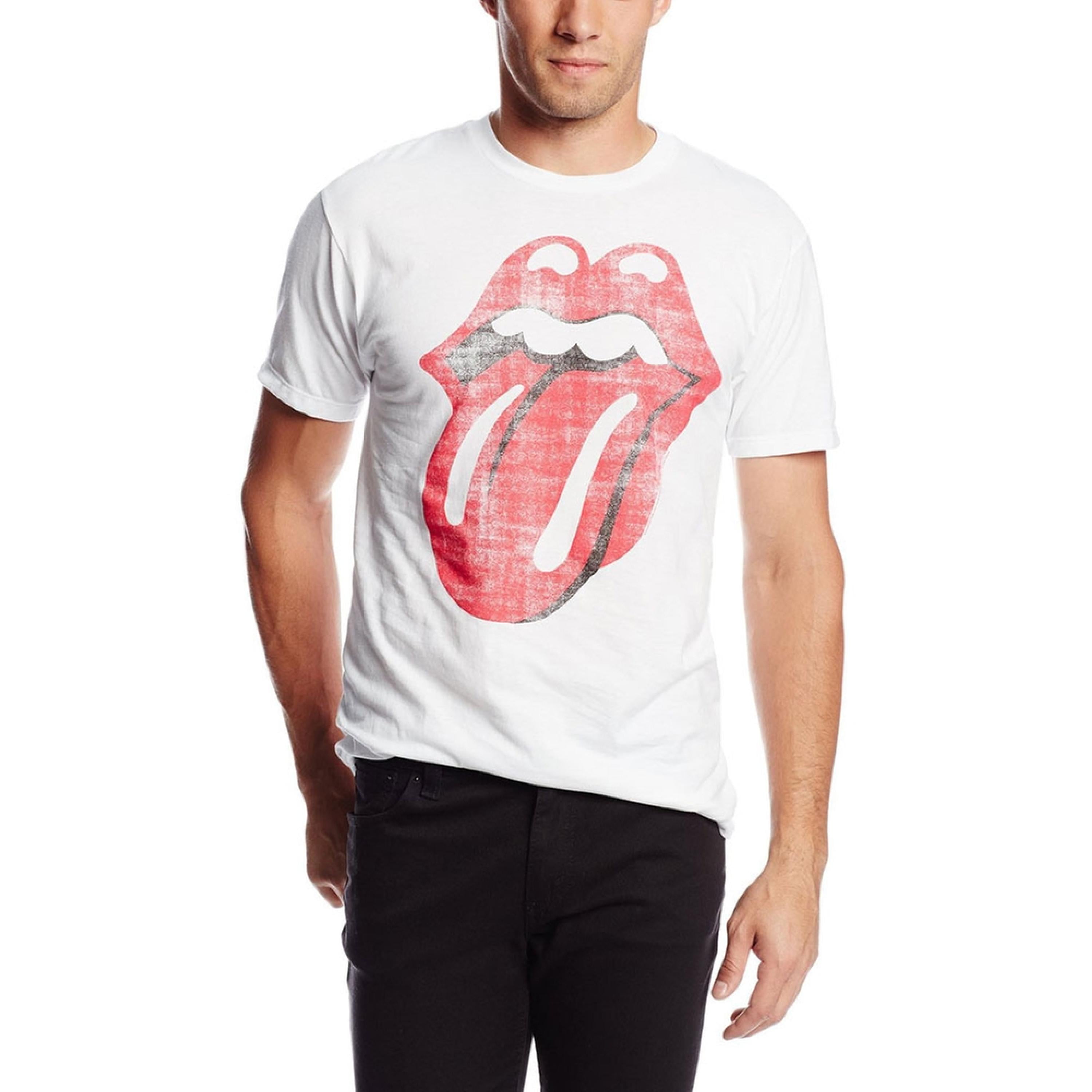 Rolling Stones Rolling Stones Men's Classic Distressed Tongue On