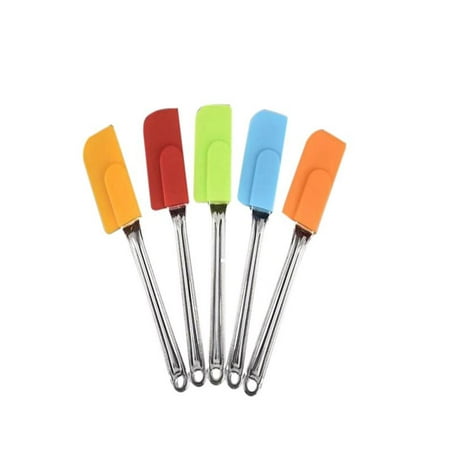 Utensil Spatula Scraper - OkrayDirect Useful Multi-purpose Silicone Scraper Spatula Utensil For Cooking Cake Baking