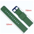 thumbnail image 4 of Correa Deportiva De Silicona Suave 12/14/16/18/19/20/21/22/24 Mm Para Hombres Mujeres Reloj Pulsera Universal Quicj De Liberación Hebilla Negra, 4 of 4