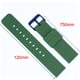 thumbnail image 4 of Correa Deportiva De Silicona Suave 12/14/16/18/19/20/21/22/24 Mm Para Hombres Mujeres Reloj Pulsera Universal Quicj De Liberación Hebilla Negra, 4 of 4