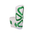 thumbnail image 4 of Yuarrent Múltiples opciones disponibles PU cuero Golfball Putter Headcover Golfball Club Head Covers para Putter Deportes y aire libre blanco, 4 of 6