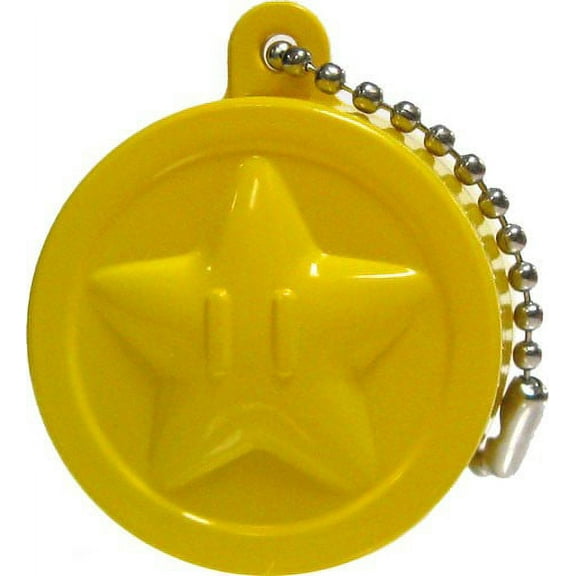 New Super Mario Wii Light Up Collection 2 Keychain Star Medal