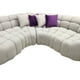 thumbnail image 3 of Sala Curva Modular Azul Diseño Moderno Citrus Gris Reinicia 21 Muebles, 3 of 5