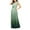 Green, variant on Women Sleeveless V Neck Evening Cocktail Long Dress Cross Back Wedding Dresses Elegant Gradient Evening Gown Maxi Long Dress Khaki L, US Size: 8