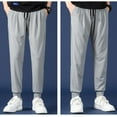 thumbnail image 4 of CENL Ice Silk Pants Men\'s Spring And Summer Thin Mesh Breathable Sports Pants, 4 of 7