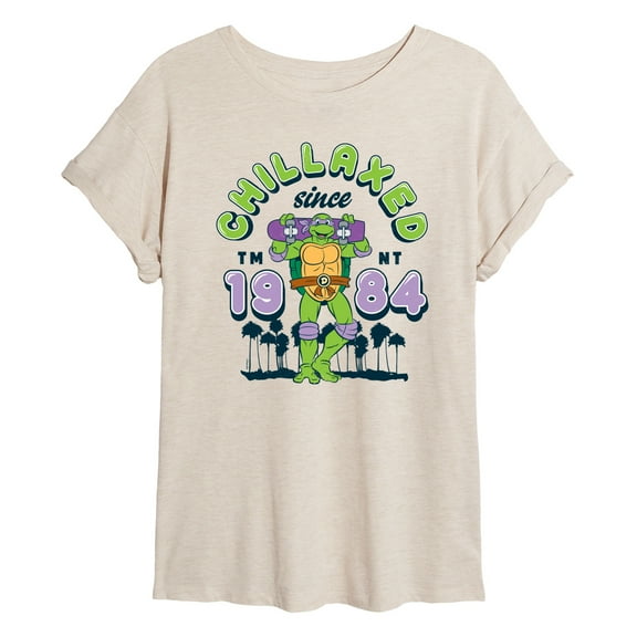 Teenage Mutant Ninja Turtles - Chillaxed Since 84 - Juniors Ideal Flowy Muscle T-Shirt