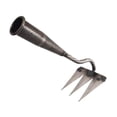 thumbnail image 1 of Almencla Garden Hoe Garden Hand Rake Manganese Steel Sturdy Agricultural Weeding Rake Weeding Tool for Planting Farm Loosening Digging 3 Tines, 1 of 8