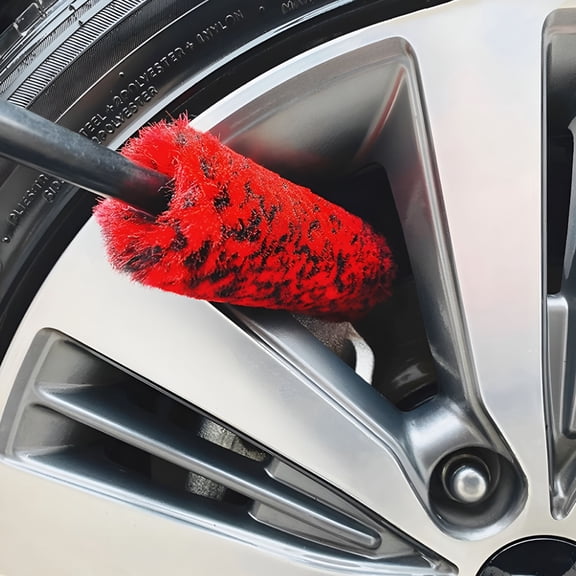 ACDANC Auto Wheel Detailing Brush Bendable Wheel Woolies Car Cleaning Tools for Car Rim Tire Washing Easily Clean