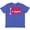 Retro Heather Royal, variant on Inktastic Valentine's Day Man of your Dreams with a Heart and Arrow Youth T-Shirt