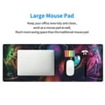 thumbnail image 5 of Rocae Futuristic Cat Warrior for Gaming Mouse Pad, Mouse Pad Large, Office Computer Keyboard Mousepad, Keyboard and Mouse Pad with Stitched Edges,31.5 x 11.8 in, 5 of 5