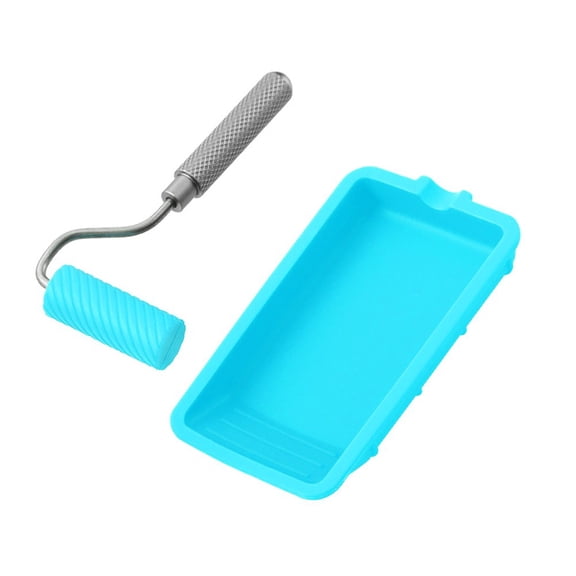 Silicone Tray Paint Roller Kit for Crafting and Home Improvement Applications