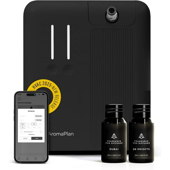 2025 Waterless HVAC Scent Diffuser Whole-house and commercial diffuser, including 2 types of scents - Smart