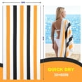 thumbnail image 6 of Beartech 4 Pieces Beach Towel Set,30x60 inches Striped Beach Towels Soft Camping Travel Towels, Lightweight Quick Dry Pool Towels for Beach Shower Towels Swim Towels Absorbent for Adults, 6 of 10