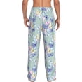 thumbnail image 3 of Balery Colorful Butterfly print Men's Pajama Pants,Ultra Lightweight Pjs,Lounge Pant-Large, 3 of 9