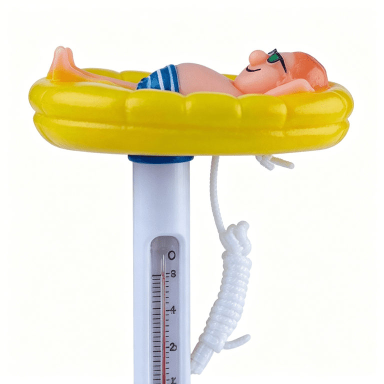 GJX 2026 New Pool Thermometer Waterproof Creative Accurate Funny Man ...
