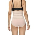 thumbnail image 3 of Defitshape Women's High Waisted Thong Shapewear Shorts Tummy Control Body Shaper Postpartum Elastic Waist Sexy Underwear Nude 14, 3 of 4