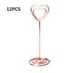 thumbnail image 1 of Soportes de número de mesa de 12 piezas Soportes de papel para tarjetas de metal Abrazaderas multiusos de papel de oficina para bodas, Dorado Inevent HA8821-02B, 1 of 7