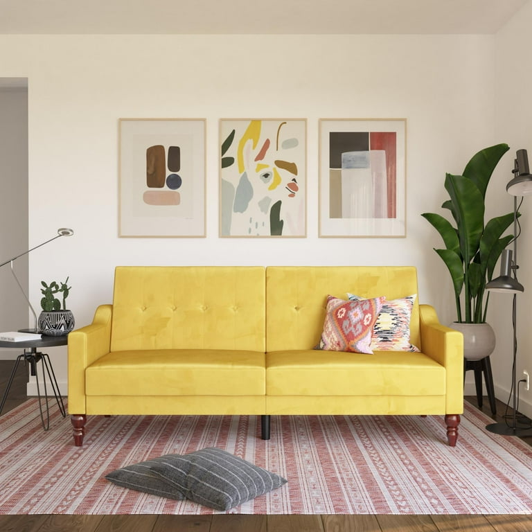 Novogratz beatrice coil futon convertible sofa bed couch deals