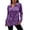 Purple, variant on EDFBUYKRS Long Sleeve Button Down Shirts for Women Oversized Boyfriend Blouses Xxxl